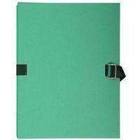 Lot de 10 chemises papier toilé à sangle dos extensible - vert clair - Image principale