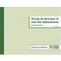 Lot de 5 Carnet de bord pour le suivi des déplacements - Image principale