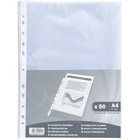 Lot de 20 Sachet de 50 pochettes perforées PP Grainé 38 microns - A4 - Image principale