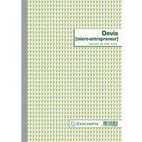 Lot de 5 Manifold Devis Micro-entrepreneur 50 feuillets dupli autocopiants - Image principale