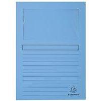 Lot de 4 paquets de 100 chemisess à fenêtre FOREVER 22x31 cm Bleu clair - Image principale