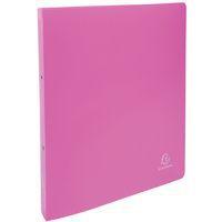 Lot de 15 Classeur 2 anneaux 30 mm PP Opaque - A4 maxi - Rose - Image principale