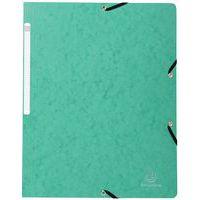 Lot de 50 chemises à élastique sans rabat carte lustrée 355gm² A4 noir - Image principale