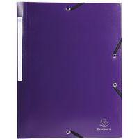 Chemise à élastique 3 rabats Polypropylène 5/10e Opaque - A4 - Image 3