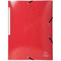 Chemise à élastiques 3 rabats carte lustrée pelliculée Iderama A4 - Image 2