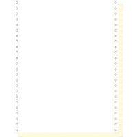 Feuilles listing autocop. blanc/jaune 240x12 2plis bande détachable - Image principale