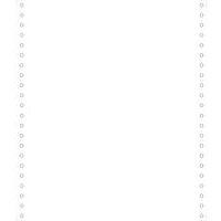 Feuilles listing blanc 240x11 1pli bandes détachables 70g - Image principale