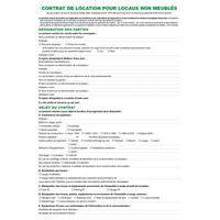 Lot de 50 Contrat de location pour locaux non meublés réf 44E - Image principale