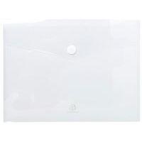 Lot de 10 Sachet de 5 pochettes-enveloppes PP - A4 - Transparentes - Image principale