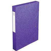 Lot de 10 Bte de class. Cartobox Dos 40mm cte lustrée A4 mauve - Image principale