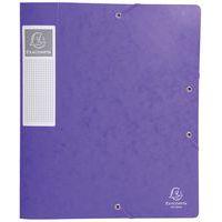 Lot de 10 Bte de class. Cartobox Dos 60mm cte lustrée A4 violet - Image principale