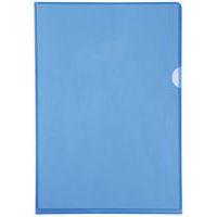 Etui carton de 100 poch. coin pvc lisse  hr 13/100e A4 bleu thumbnail image 2