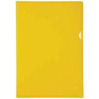 Etui carton de 100 poch. coin pvc lisse  hr 13/100e A4 jaune thumbnail image 2