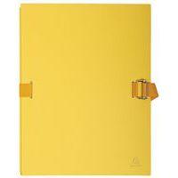 Lot de 10 chemises dos extensible avec rabat papier - 24x32cm jaune - Image principale