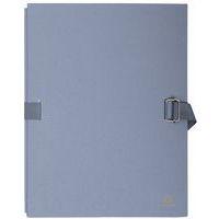 Lot de 10 chemises dos extensible avec rabat papier - 24x32cm gris - Image principale