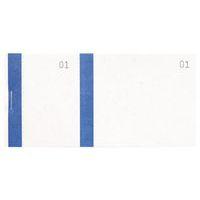 Lot de 50 Bloc vendeur col. bleue 100 feuil. double num. 6 ,6x13,5cm - Image principale