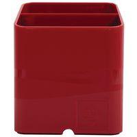 Lot de 10 Pot à crayons PEN-CUBE Iderama rouge carmin - Image principale