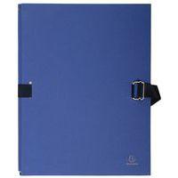 Lot de 25 chem. dos extens. pap. toilé 24x32cm filmée par 5 bleu foncé - Image principale