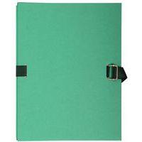 Lot de 25 chem. dos extens. pap. toilé 24x32cm filmée par 5 vert clair - Image principale