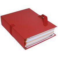 Lot de 10 chemises papier toilé à sangle dos extensible - rouge thumbnail image 2