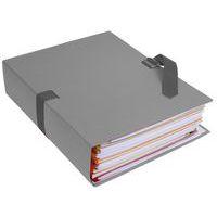 Lot de 10 chemises papier toilé à sangle dos extensible - gris - Image 2