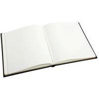 Lot de 3 livres d'or Balacron + titre 140 pages blanches 21x19cm vertical noir - Image 3