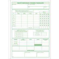 Lot de 5 Manifold RTT Enregistrement temps travail 50 feuil. dupli autocopiants - Image 2