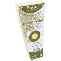 Lot de 6 paq. 100 fiches Intercal. trapèz. unies perf. 105x240mm - Image 2