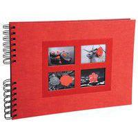 Album photos à spirales 50 pges noires passion 32x22cm rouge thumbnail image 4