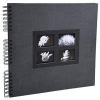 Album photos à spirales 60 pages noires passion 32x32cm noir - Image 4