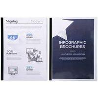 Lot de 5 Chemises de présentation pour relier avec Serodo PVC lisse 20x100e -A4 - Image 5