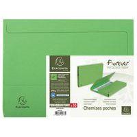 Lot de 10 paquets de 10 chemisess poche FOREVER A4 - Vert thumbnail image 2