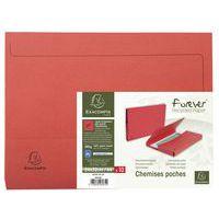 Lot de 10 paquets de 10 chemisess poche FOREVER A4 - Rouge thumbnail image 2