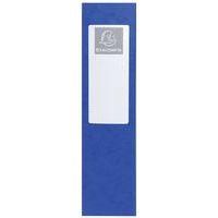 Lot de 6 Boite de classement Exabox Dos 80mm Carte lustrée - A4 bleu thumbnail image 2