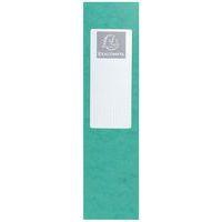 Lot de 6 Boite de classement Exabox Dos 80mm Carte lustrée - A4 vert thumbnail image 2