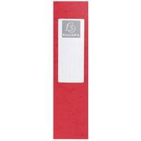 Lot de 6 Boite de classement Exabox Dos 80mm Carte lustrée - A4 rouge thumbnail image 2