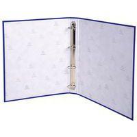 Lot de 20 Classeur rembordé PP 4 anneaux 30mm - A4 - Bleu foncé thumbnail image 2