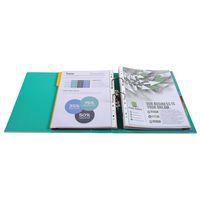 Lot de 10 Class. Prem'Touch int. et ext. en PP Dos 80mm A4 Vert clair thumbnail image 2