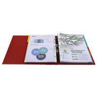 Lot de 10 Classeur à levier Prem'Touch - Dos 80mm - A4 Bordeaux thumbnail image 4