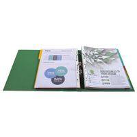 Lot de 10 Classeur à levier Prem'Touch - Dos 80mm - A4 maxi Vert foncé thumbnail image 3