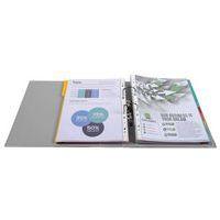 Lot de 10 Classeur à levier Prem'Touch - Dos 80mm - A4 maxi Gris foncé thumbnail image 3