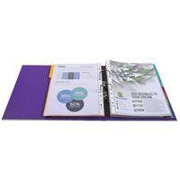 Lot de 10 Class. Prem'Touch int. et ext. en PP Dos 80mm A4 max Violine thumbnail image 3