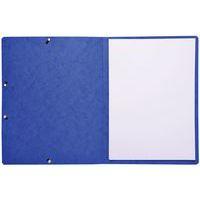 Lot de 50 chemises à élastique sans rabat carte lustrée 355gm² A4 bleu - Image 3