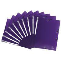 Lot de 50 chemises à élastique 3 rabats PP 5/10e Opaque - A4 orange - Image 2