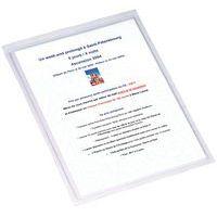 Lot de 5 Pochettes adhésives PVC lisse 14/100e - A4 - Image 2