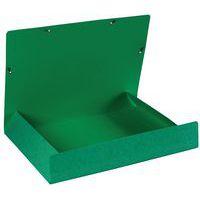 Lot de 5 chemises à élastique 3 rabats carte lustrée 600gm2 - A3 vert thumbnail image 2
