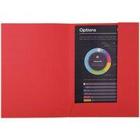 Lot de 5 paquets de 50 chemisess 2 rabats ROCK''S 210 - 24x32cm rouge thumbnail image 2