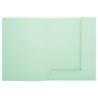 Lot de 5 paquets de 50 chemisess 2 rabats SUPER 210 - 24x32cm - vert thumbnail image 2