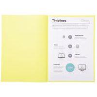 Lot de 10 paquets de 100 sous-chemisess SUPER 60 - 22x31cm canari - Image 3