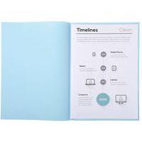 Lot de 10 paquets de 100 sous-chemisess SUPER 60 - 22x31cm bleu thumbnail image 2